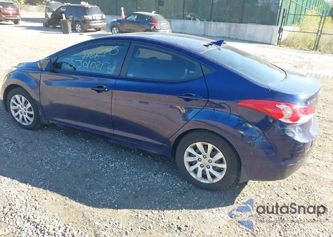 2013 Hyundai Elantra Gls from USA, damaged, VIN 5NPDH4AE5DH205348